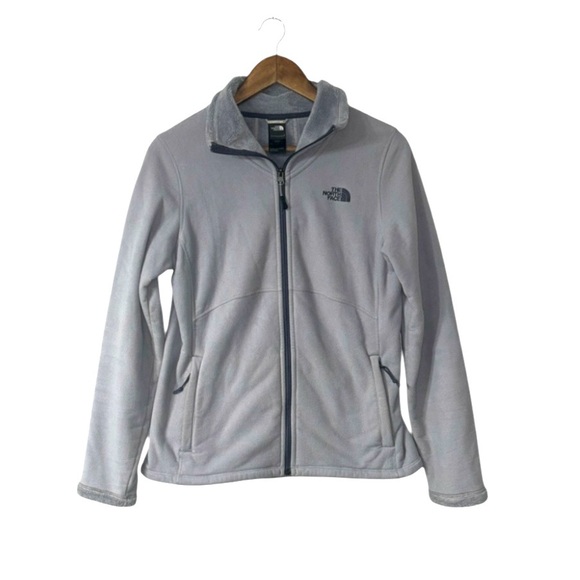 The North Face Full Zipper Jacket Sweatshirt Light Purple Soft Size Medium - Picture 1 of 6
